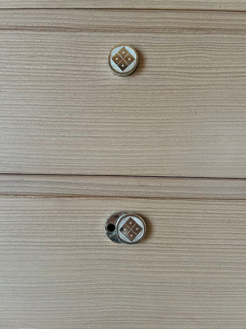 桐 箪笥 タンス 家紋・鍵付き