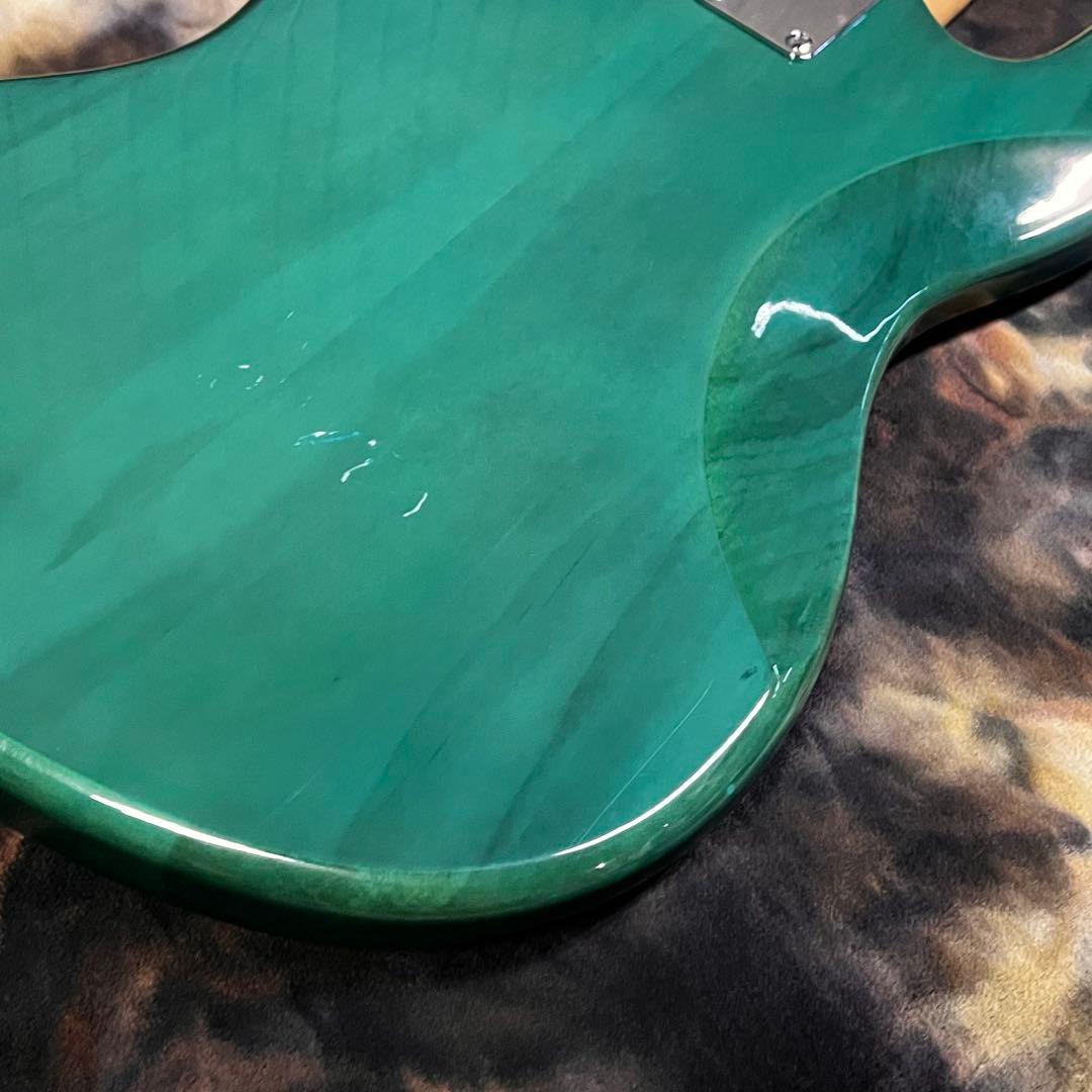 フォトジェニック ジャズベース シースルーグリーン 管AE