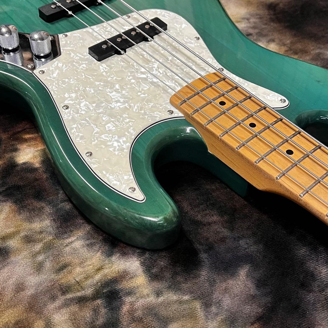 フォトジェニック ジャズベース シースルーグリーン 管AE