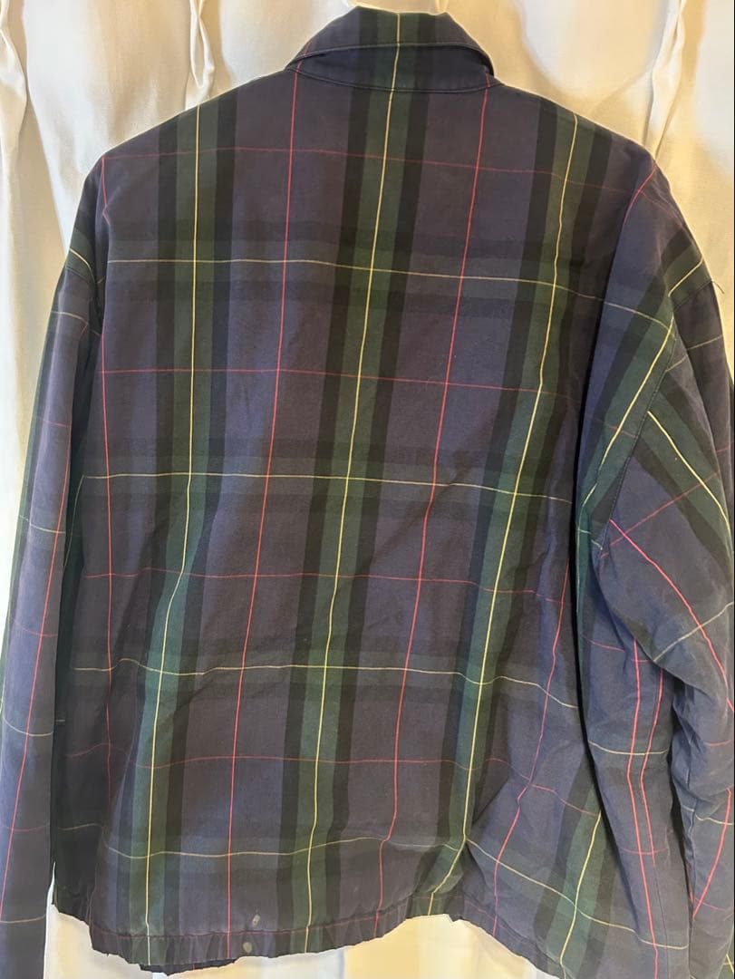 ラルフローレンチェック柄 ジップアップジャケット