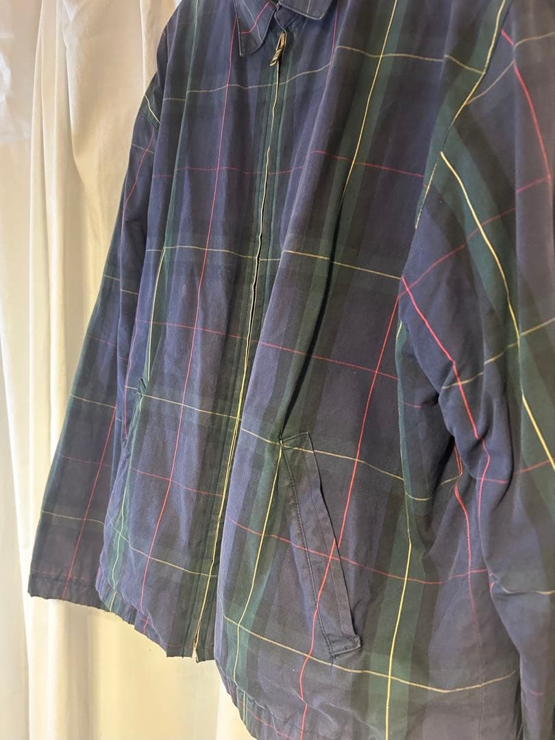 ラルフローレンチェック柄 ジップアップジャケット