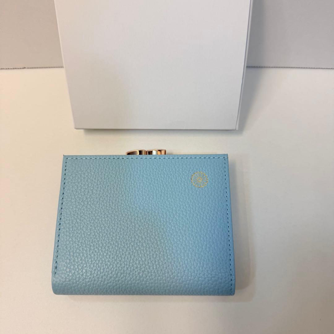 【新品未使用】　皇居財布　ブルー　がまくち　箱付き