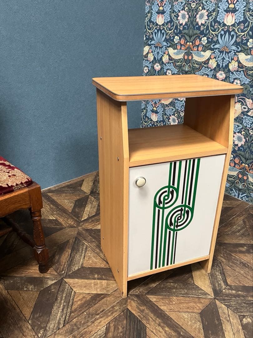 うーさん＊電話台 昭和レトロ 当時物 インテリア レトロポップ 棚