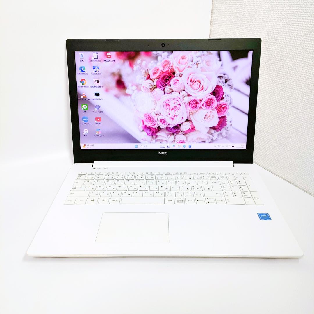 第8世代✨️NEC/SSD/Windows11/カメラ付きノートパソコン/DVD