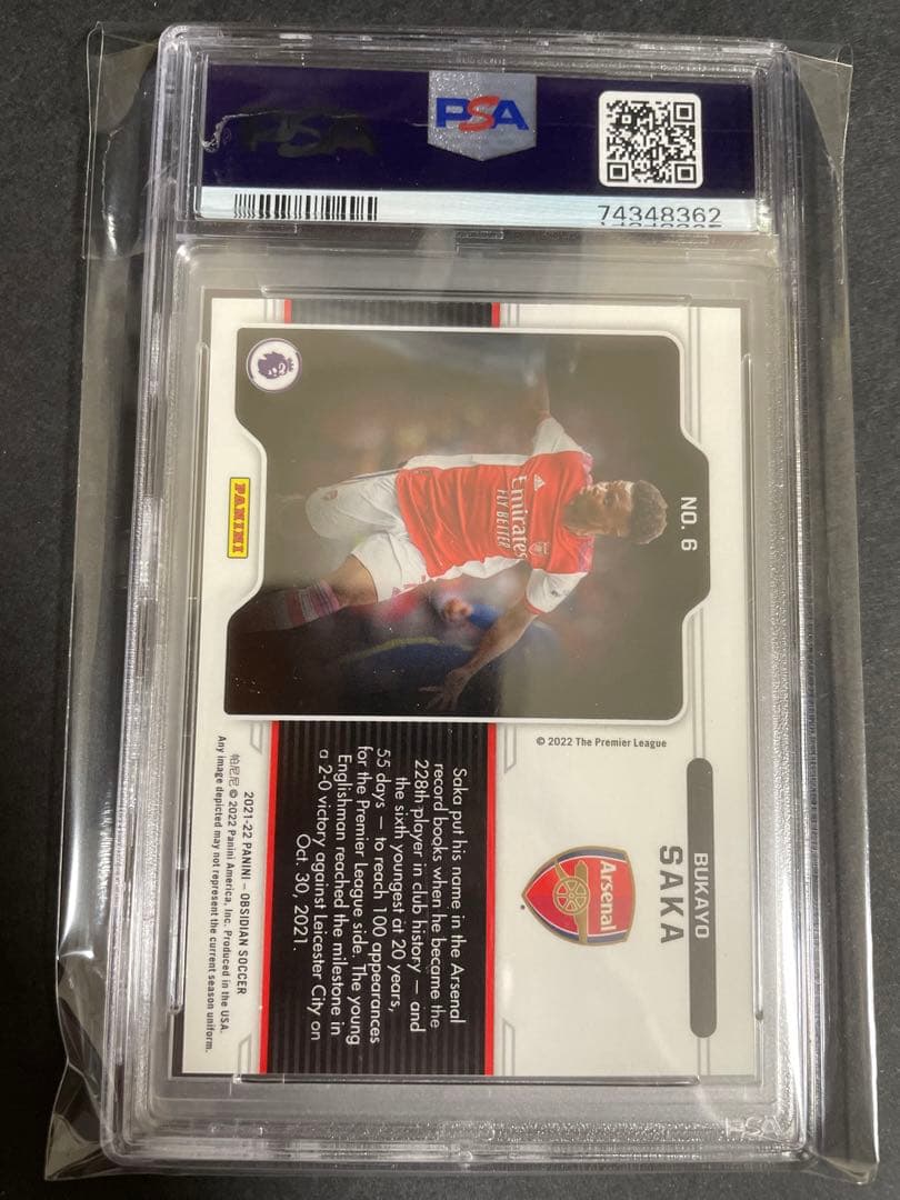 PANINI obsidian BUKAYO SAKA PSA10 ブカヨ サカ