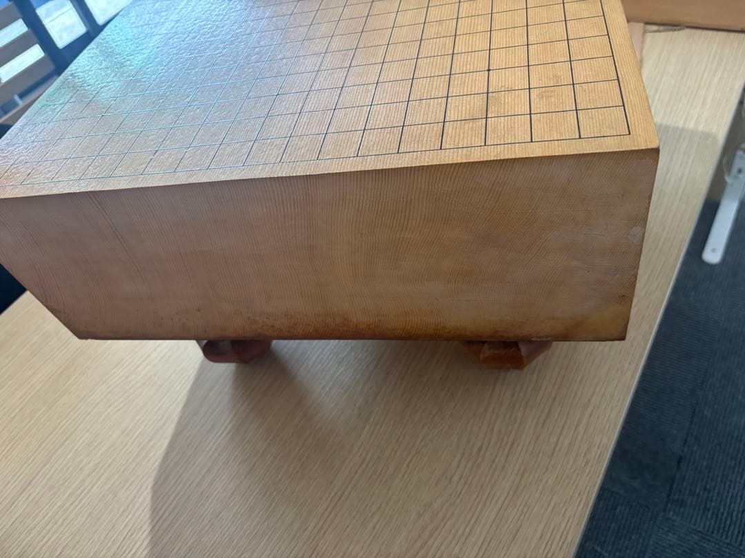 木製囲碁盤 標準サイズ 丸脚デザイン