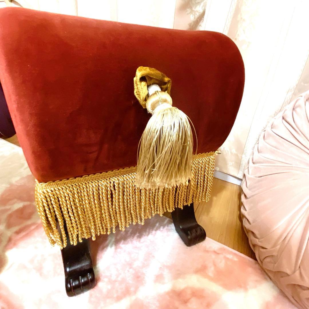 【希少】Francfranc ディズニー プリンセス 美女と野獣 スツール 椅子