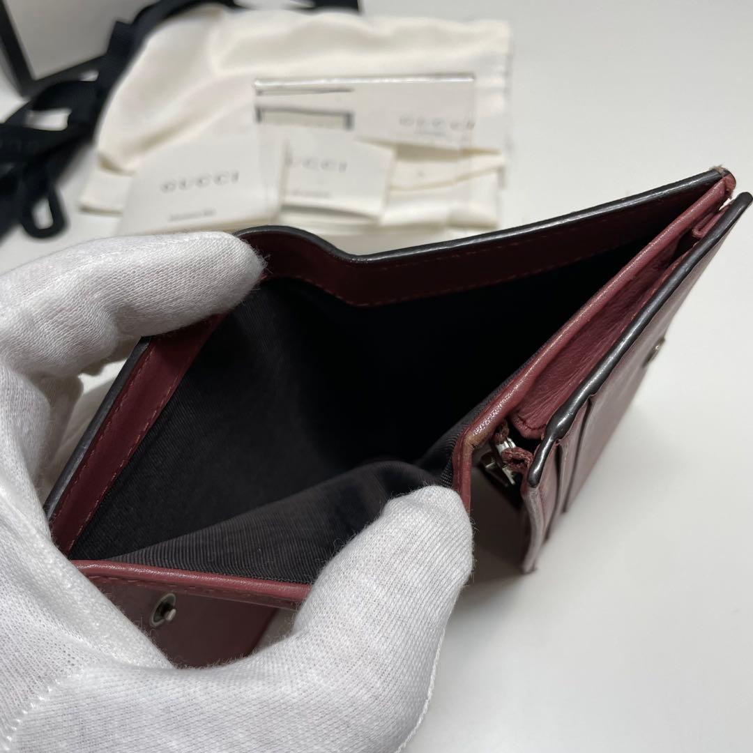 ま*る様 GUCCI フローラ　二つ折り財布　PVC