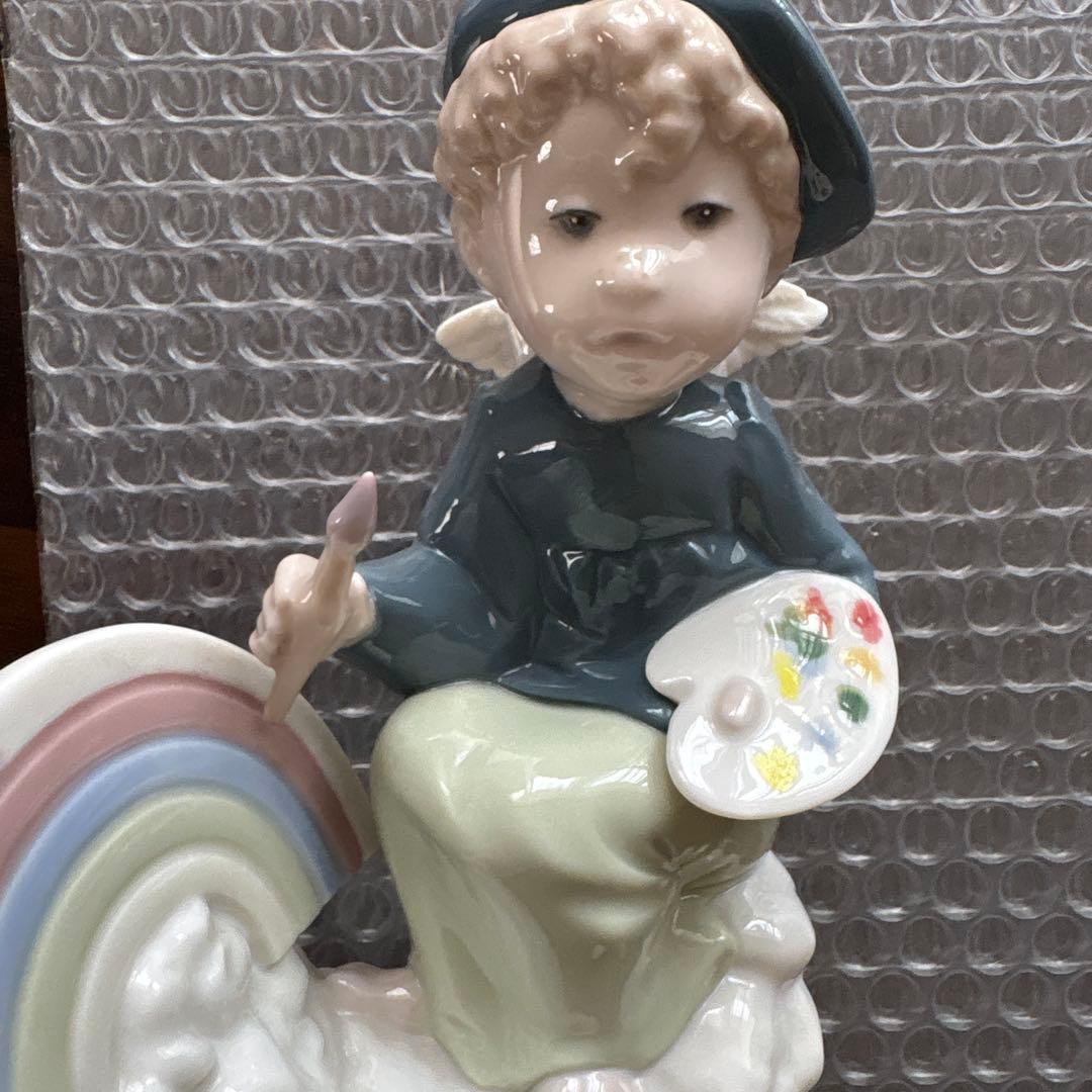 【廃盤稀少】リヤドロ LLADRO 虹を描く天使 フィギュリン01005440