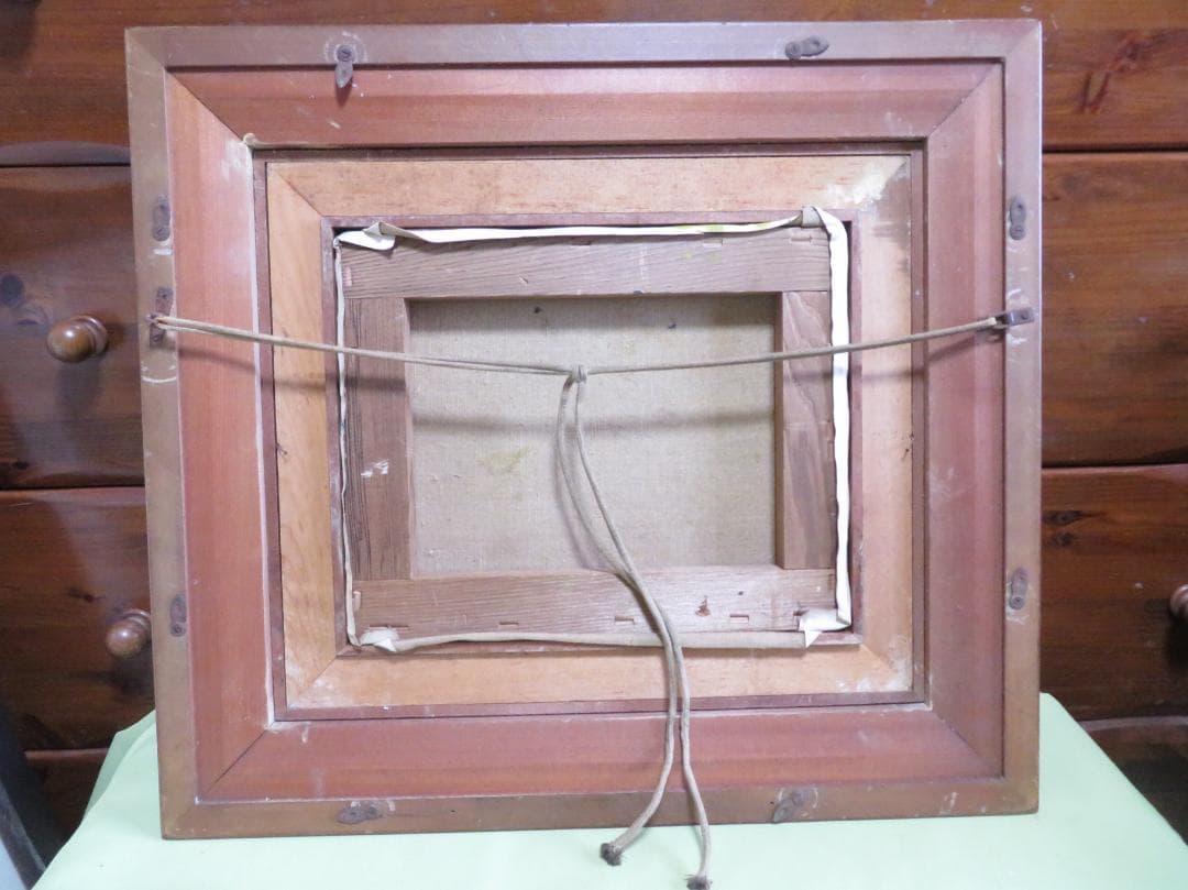 横尾龍彦　題不明　油彩F3号　幻想画家　神奈川県立近代美術館 福岡県立美術館他