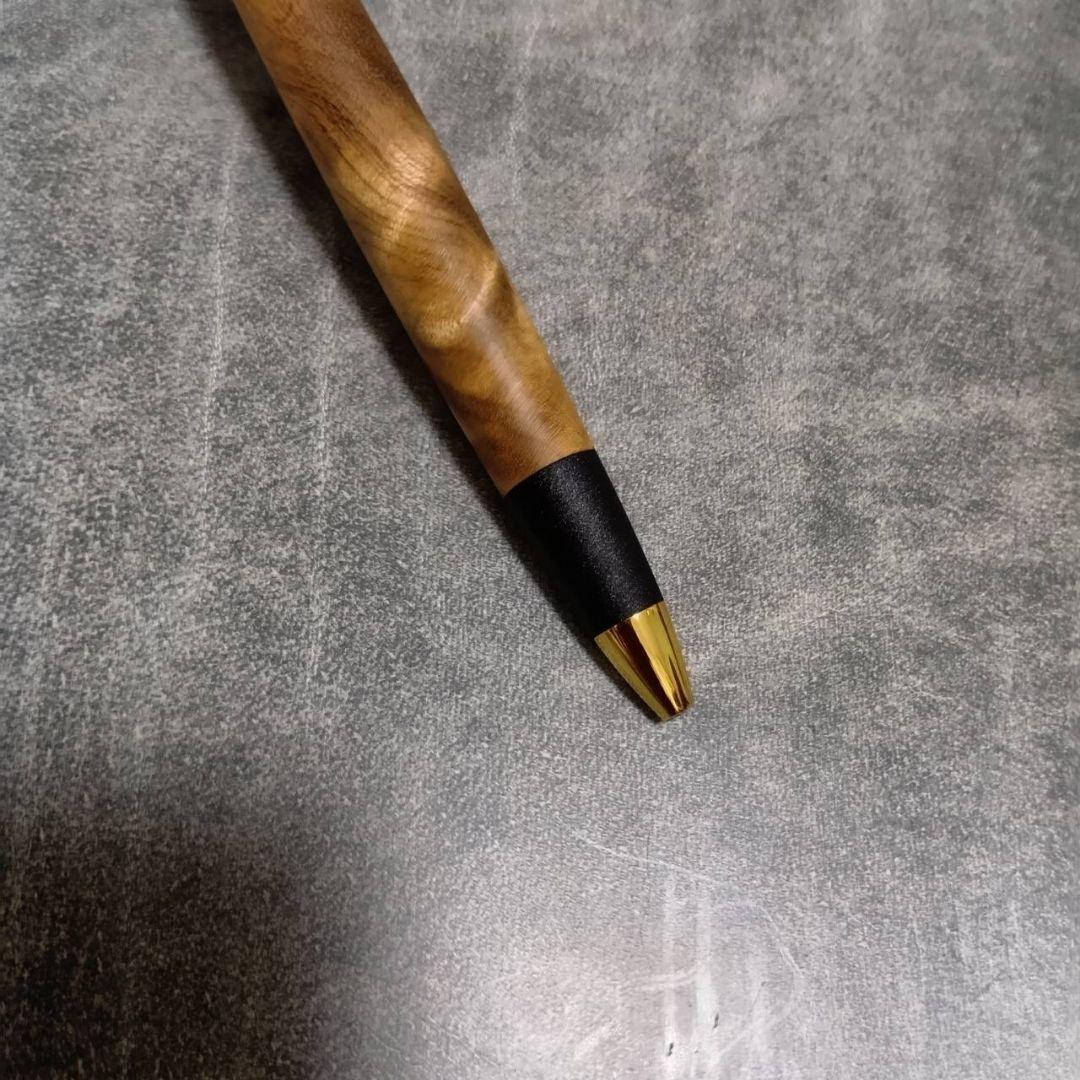 ボナンペン　木軸　真鍮　シャープペンシル 　マーブルウッド　野原工芸お好きな方へ
