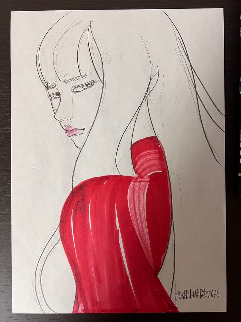 た*ー様 木原千春　ドローイング　6点セット