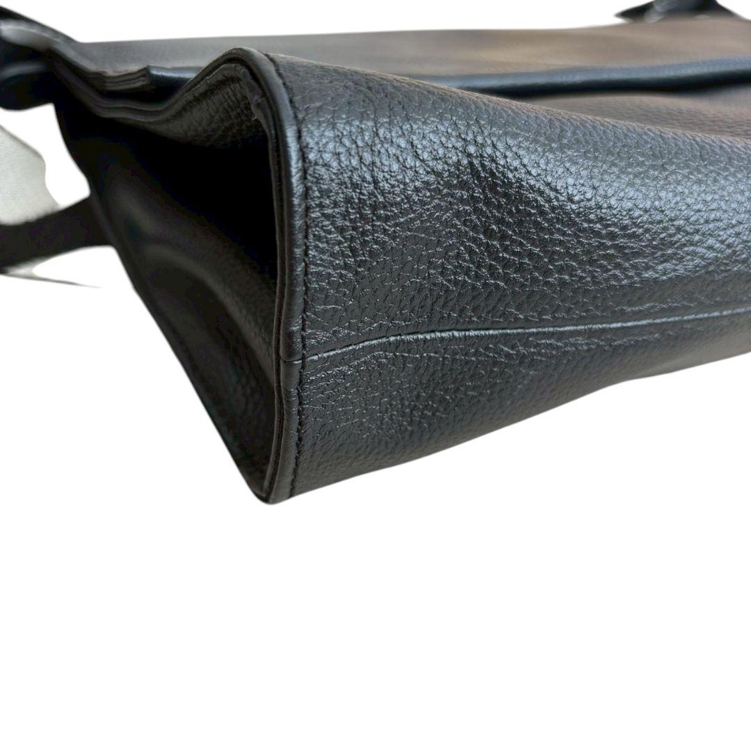 美品✨️イアパピヨネ ワイドテープショルダーバッグ ボディバッグ　黒