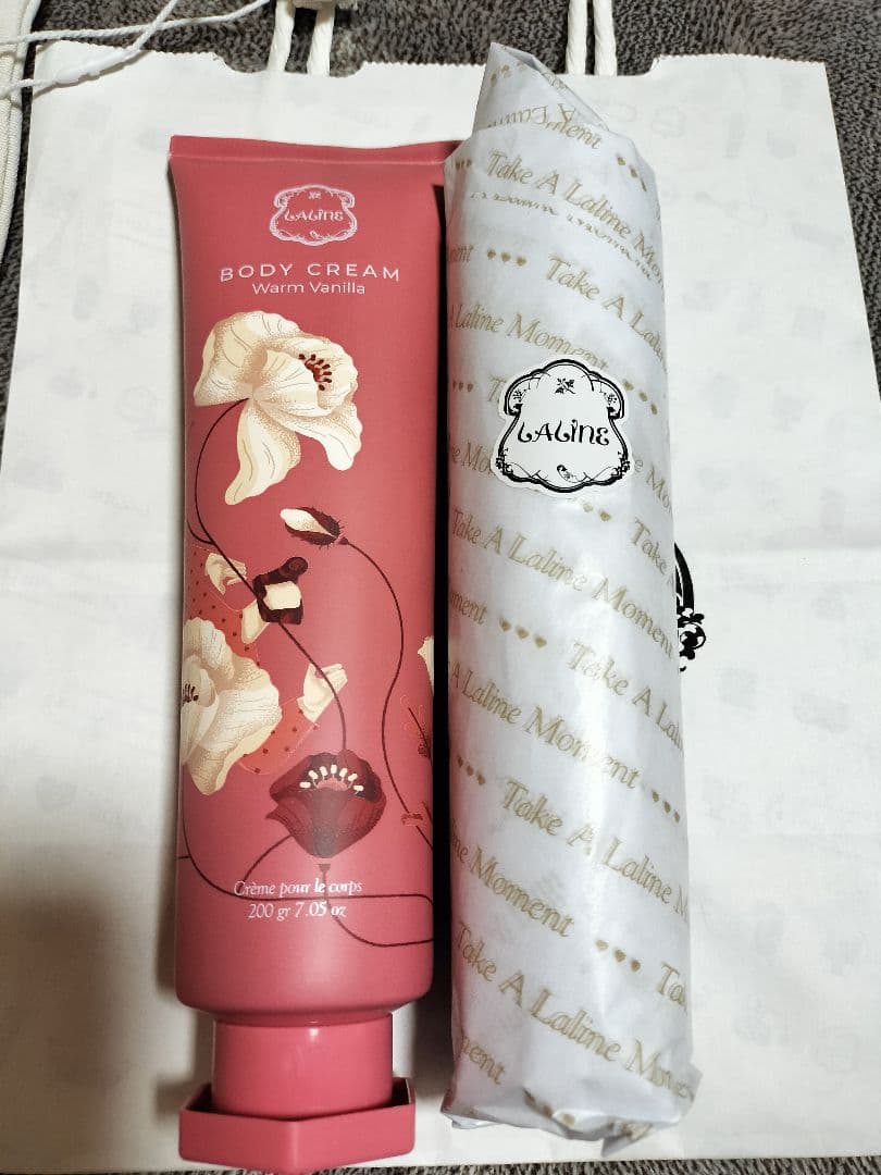 Laline ウォームバニラ ボディクリーム+ボディオイル【新品　未開封】
