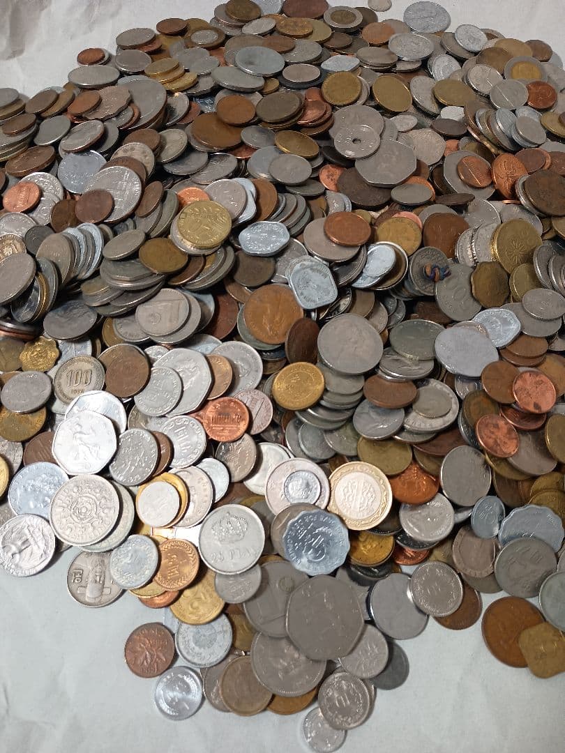 【大量】外国貨幣まとめ 約8.8kg
