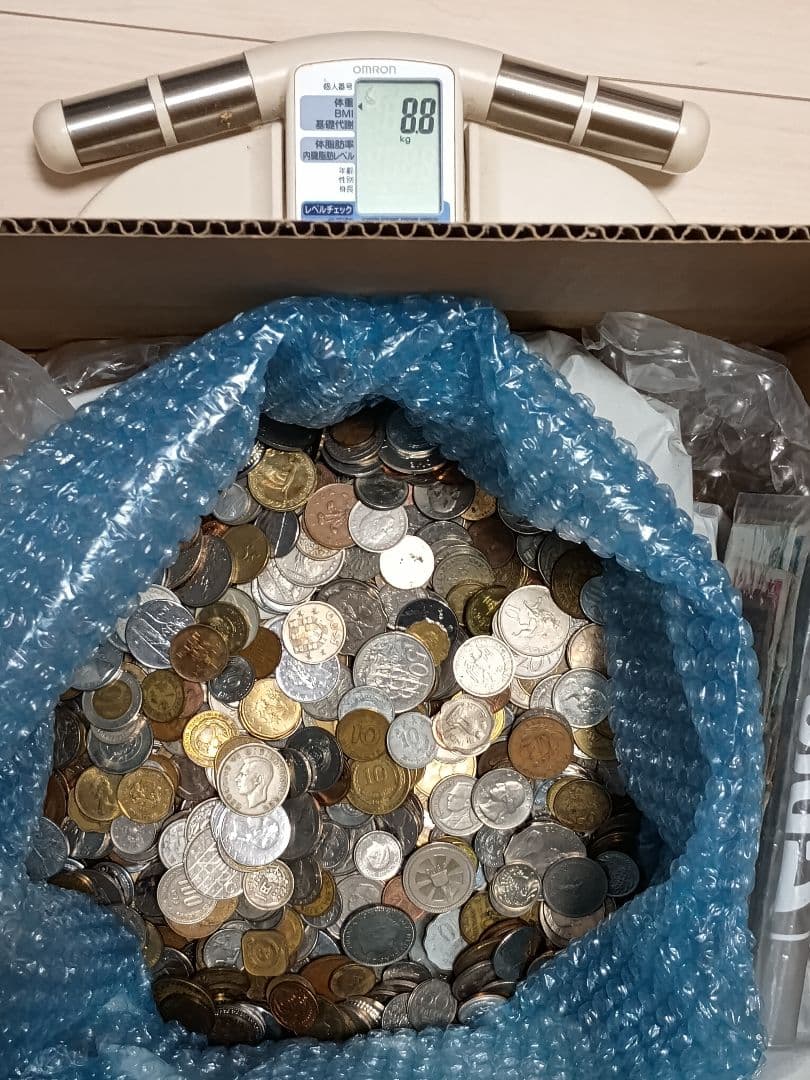 【大量】外国貨幣まとめ 約8.8kg