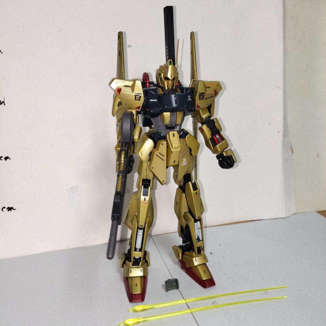 MG 1/100 百式 ver2.0 塗装完成品 ガンプラ Zガンダム クワトロ
