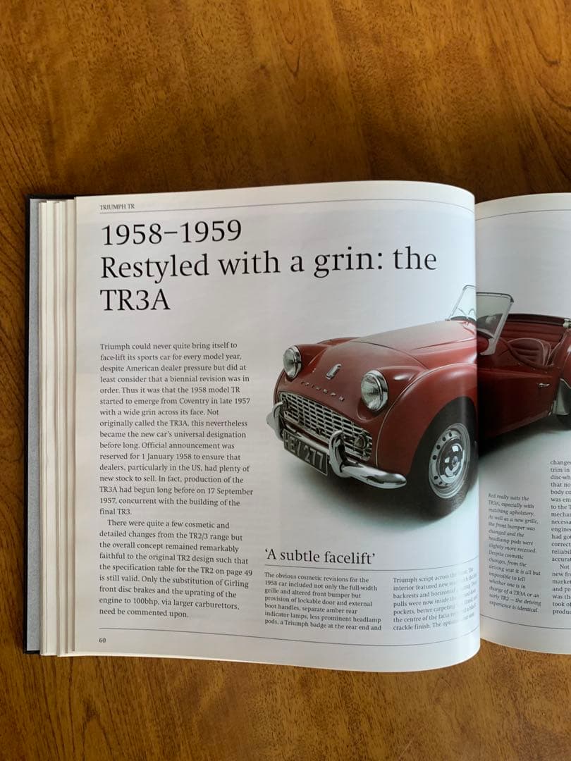 TRIUMPH TR・TR ２to ６・トライアンフ 今はなき英国コーチビルダー