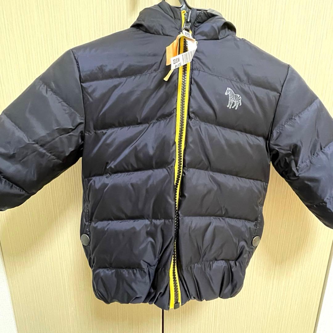 ポールスミス　ネオンゼブラリフレクターリバーシブルダウン90