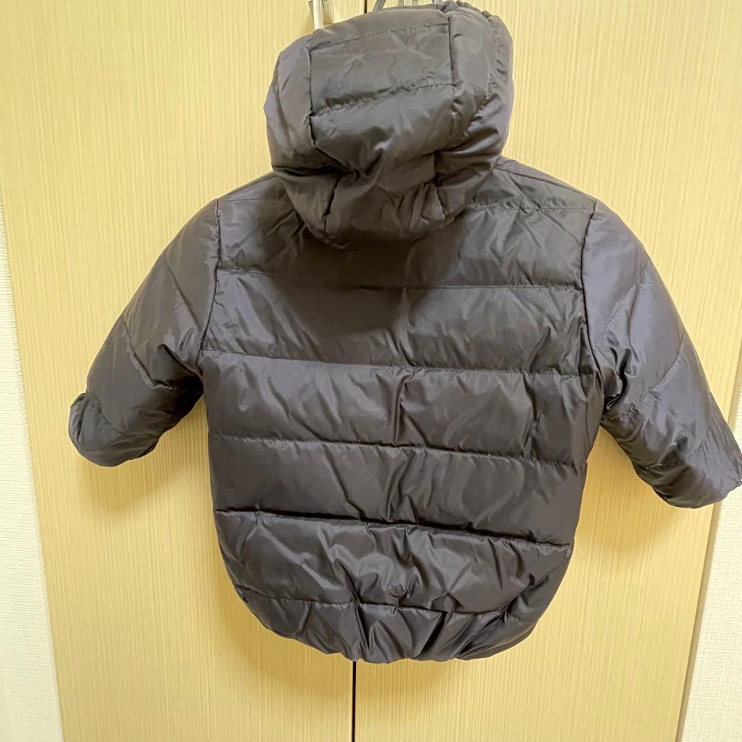 ポールスミス　ネオンゼブラリフレクターリバーシブルダウン90