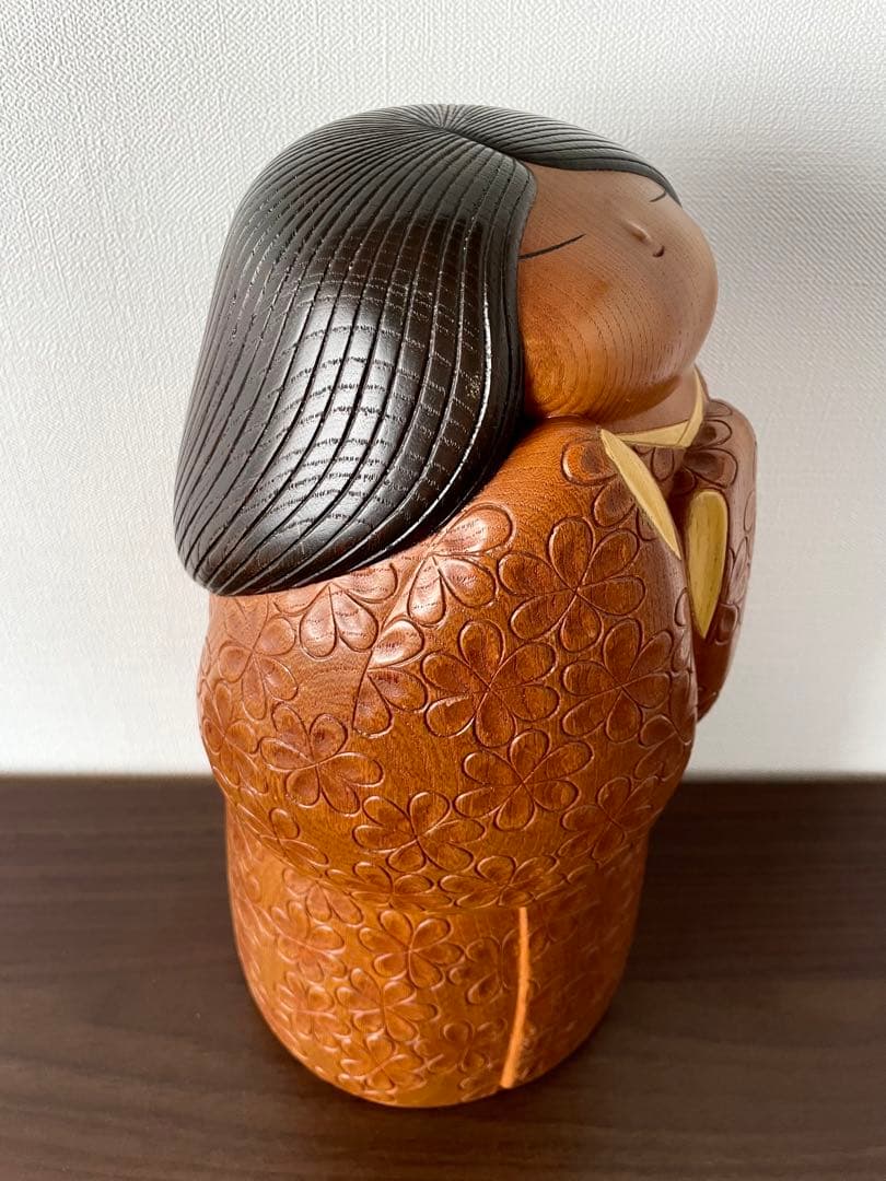 吉田 多加志 Takashi 創作 こけし kokeshi doll 木製 人形