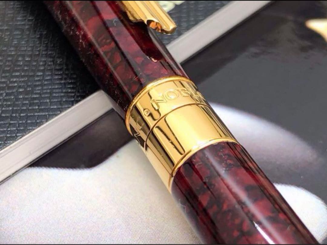 ⭐️金運⭐️幸運を呼ぶパワーストーン⭐️モンブラン⭐️ノブレス・ドウエ・レッド瑪瑙装飾⭐️