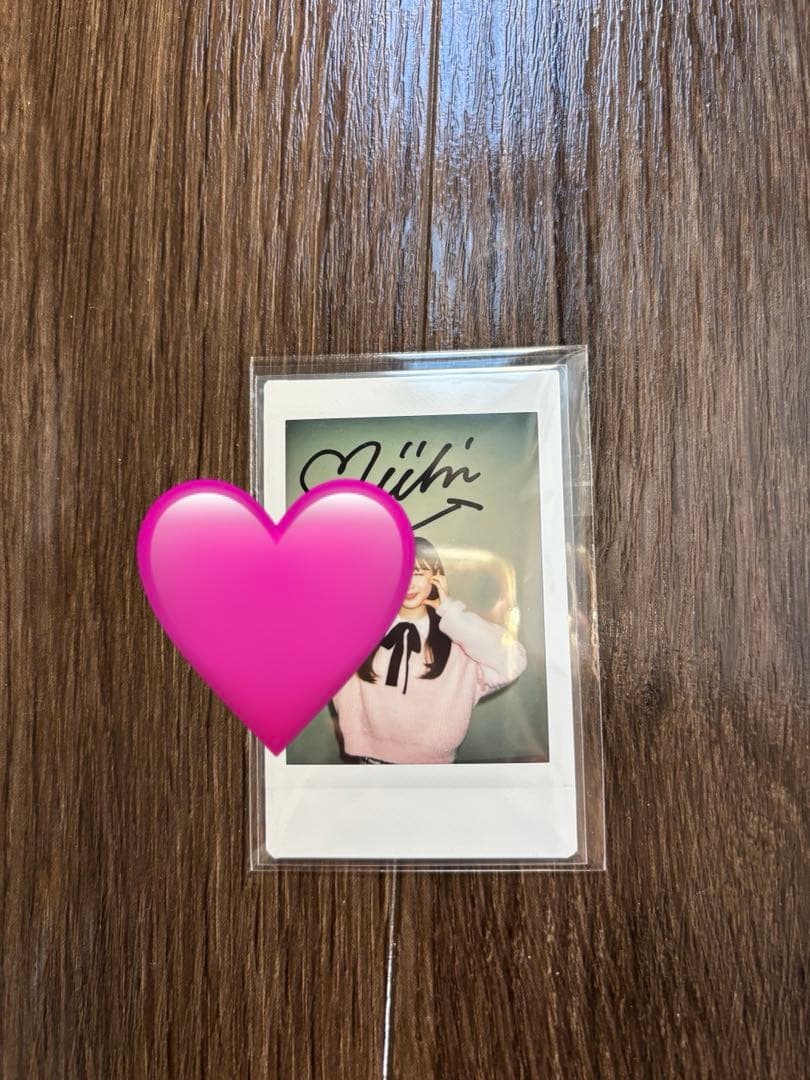 【当選通知有】NiziU ミイヒ　直筆サイン入りチェキ