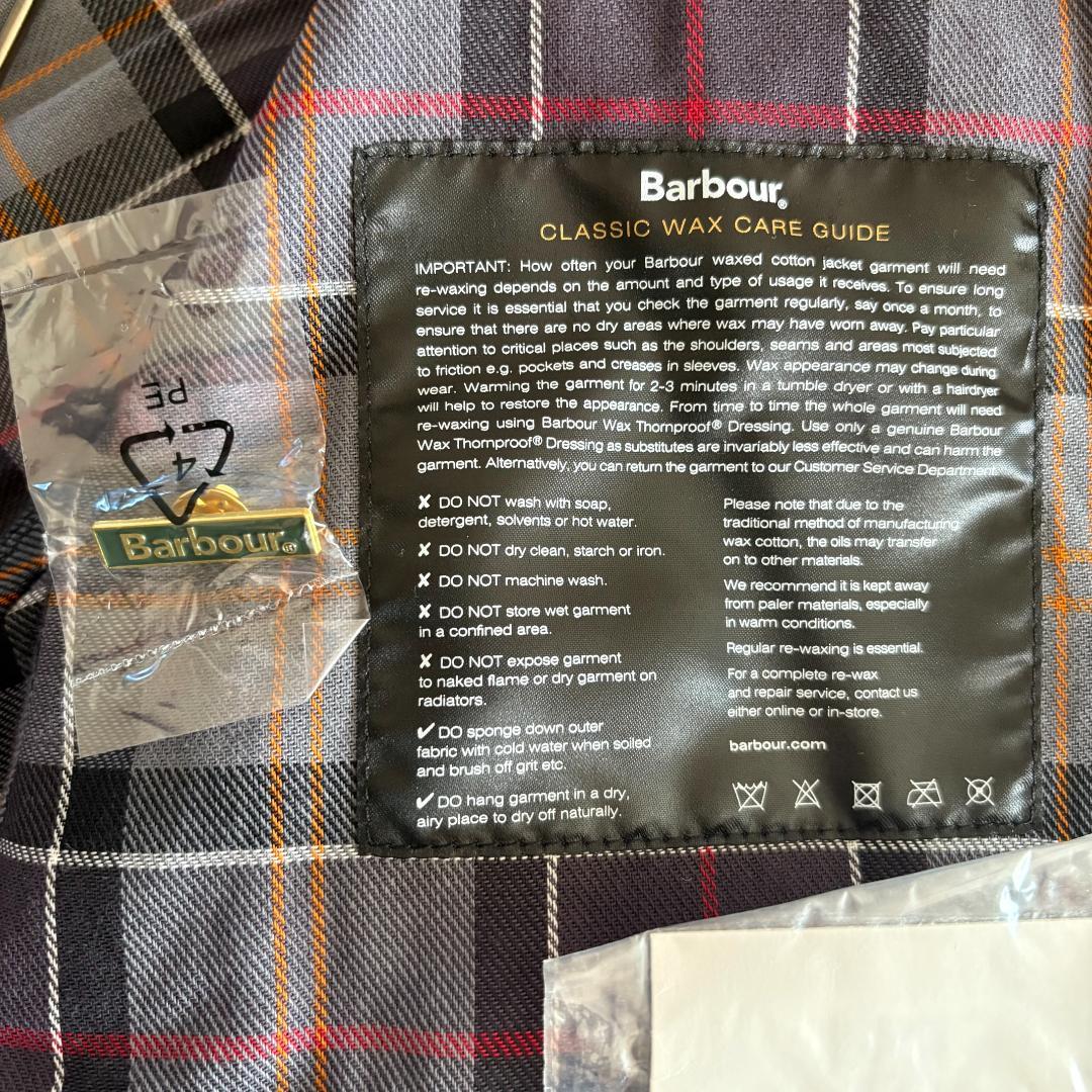 ★未使用★ Barbour SPEY WAX ジャケット バブアー ブラック M