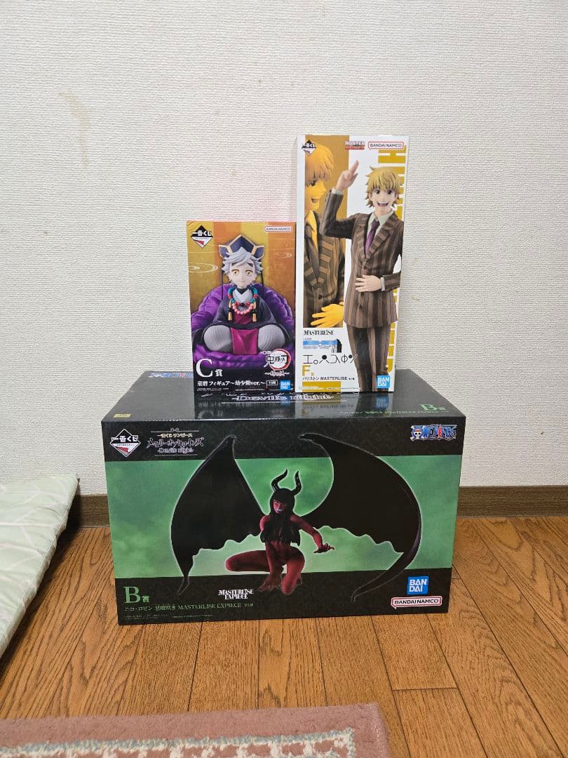 鬼滅&HUNTER×HUNTER&ワンピース　一番くじ　フィギュア3体セット