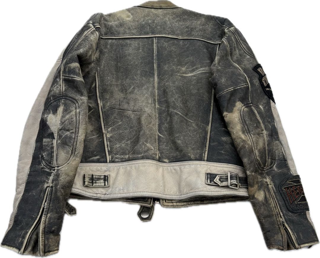 GOOD-FIGHT シングルライダースジャケット 革ジャン 牛革