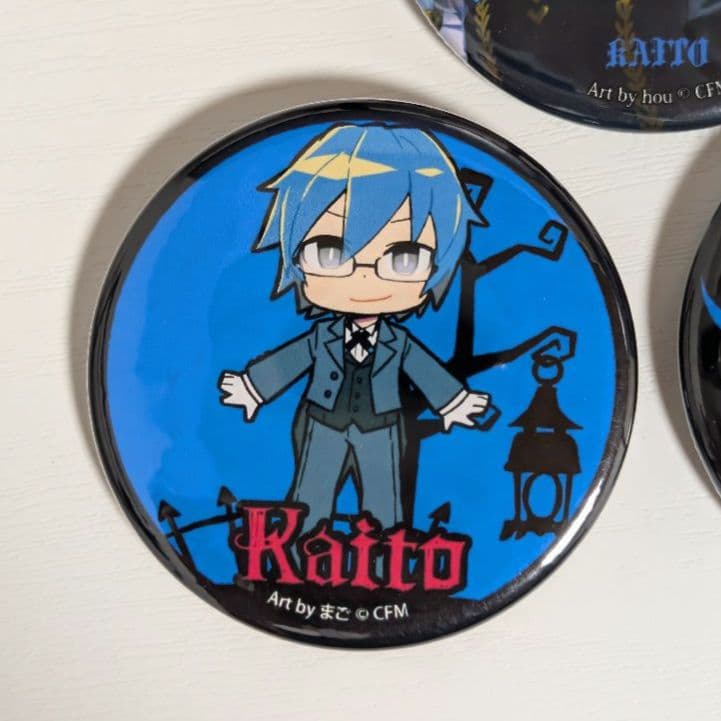 KAITO 缶バッジ Halloween Mad Tea Party 初音ミク