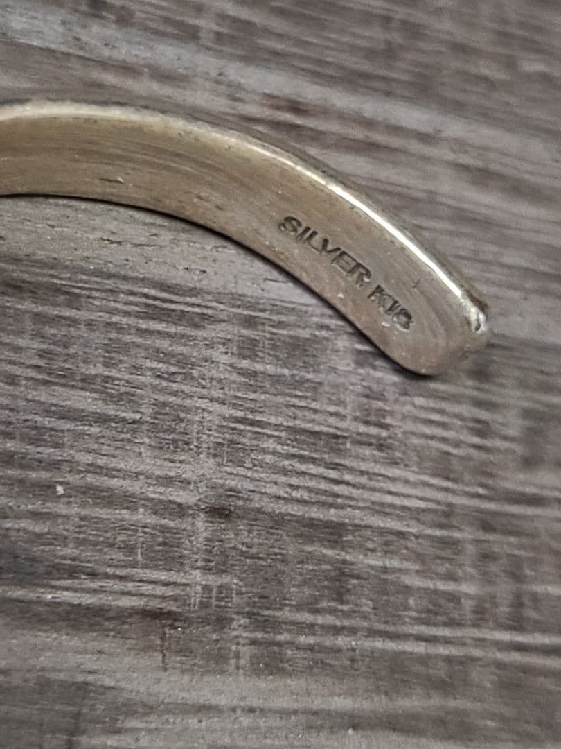 シンプル アリゾナフリーダム シルバーバングル SILVER925 18k