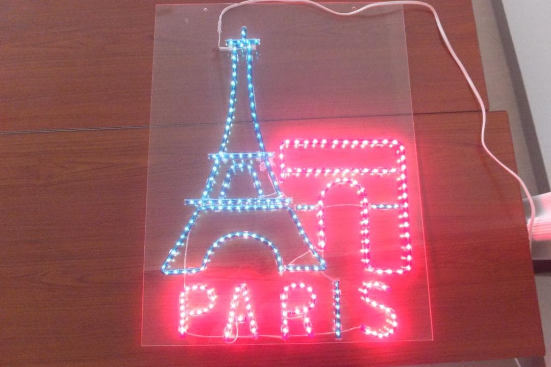 ネオン管（本物）PARISエッフェル塔