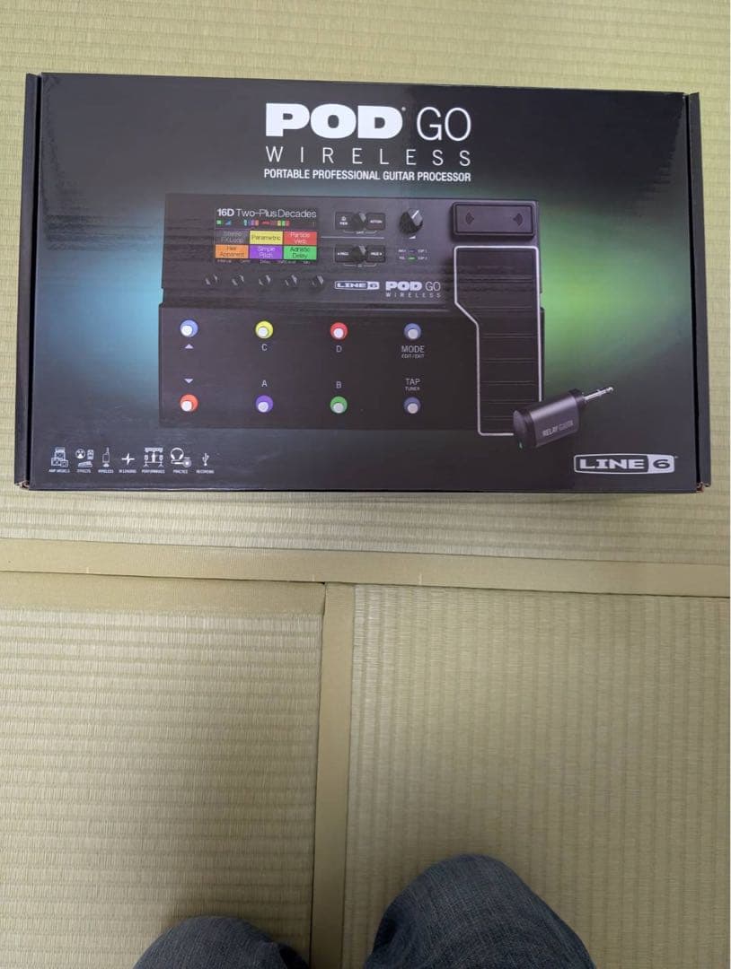LINE 6 POD GO WIRELESS ギタープロセッサー