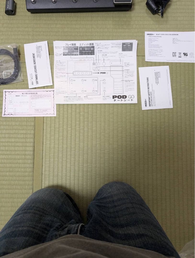 LINE 6 POD GO WIRELESS ギタープロセッサー