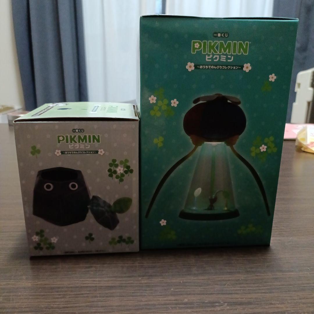 ピクミン オニヨン型ライト &岩ピクミン　蓋つき小物入れ