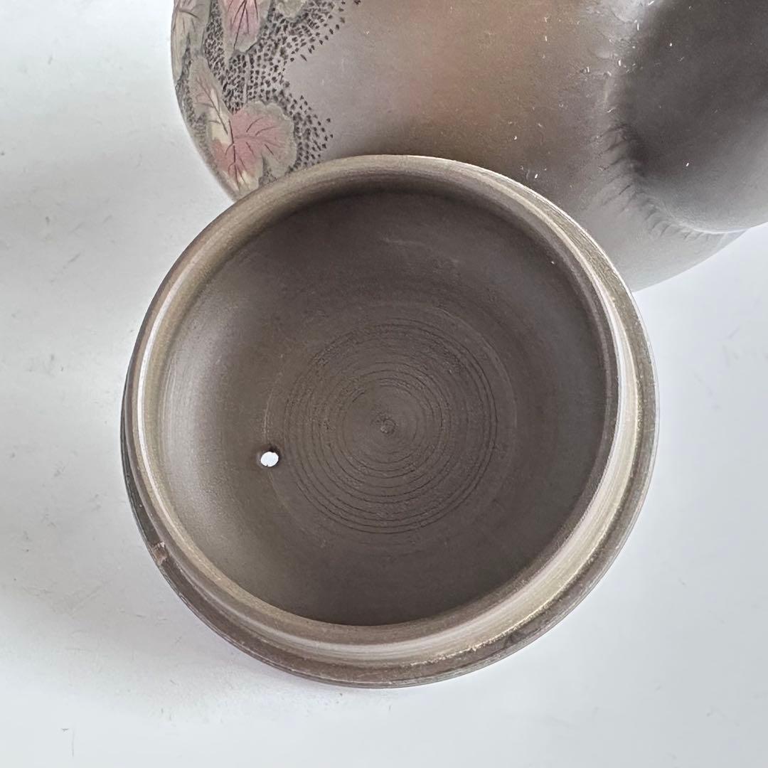 煎茶道具　常滑焼　緑泥　蔦彫り　急須　伊藤昭陽　箱無し　工芸品　美術品　茶注