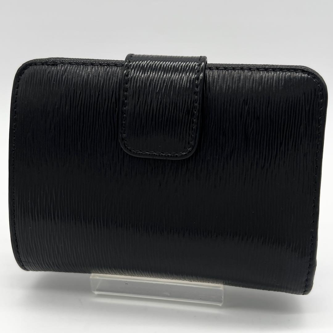 【希少美品✨】 プラダ 二つ折り財布 ヴィッテロムーブ L字ジップ ブラック 黒