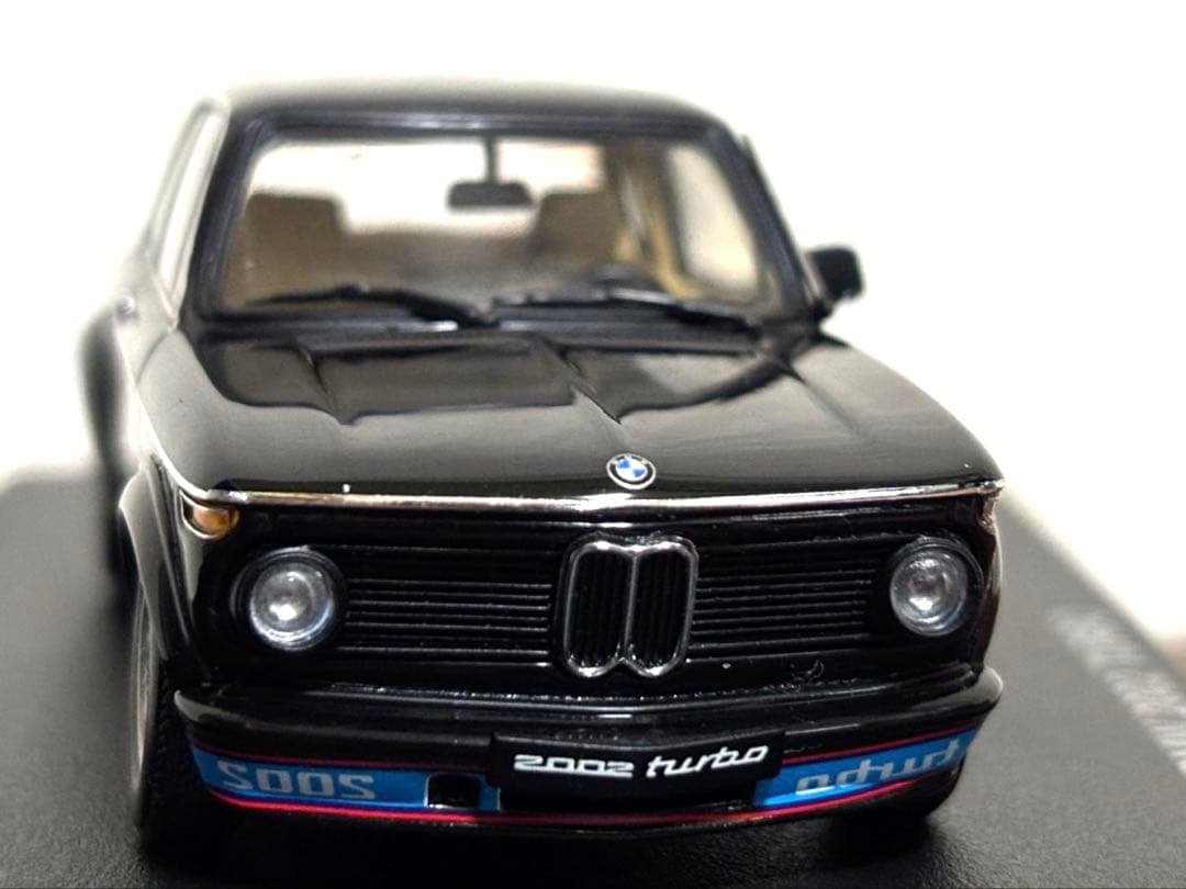 BMW 2002 Turbo ミニカー ブラック 1/43