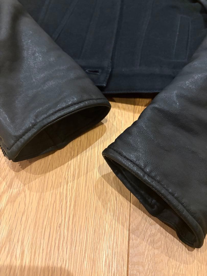 Alexander wang レザードッキングジャケット