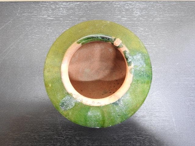 漢　緑釉　壺　MA324