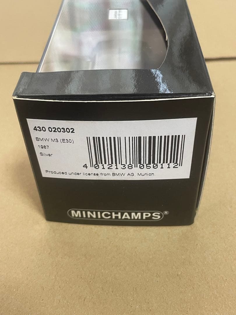 BMW M3 (E30) 1987 Silver 1/43 ミニカー