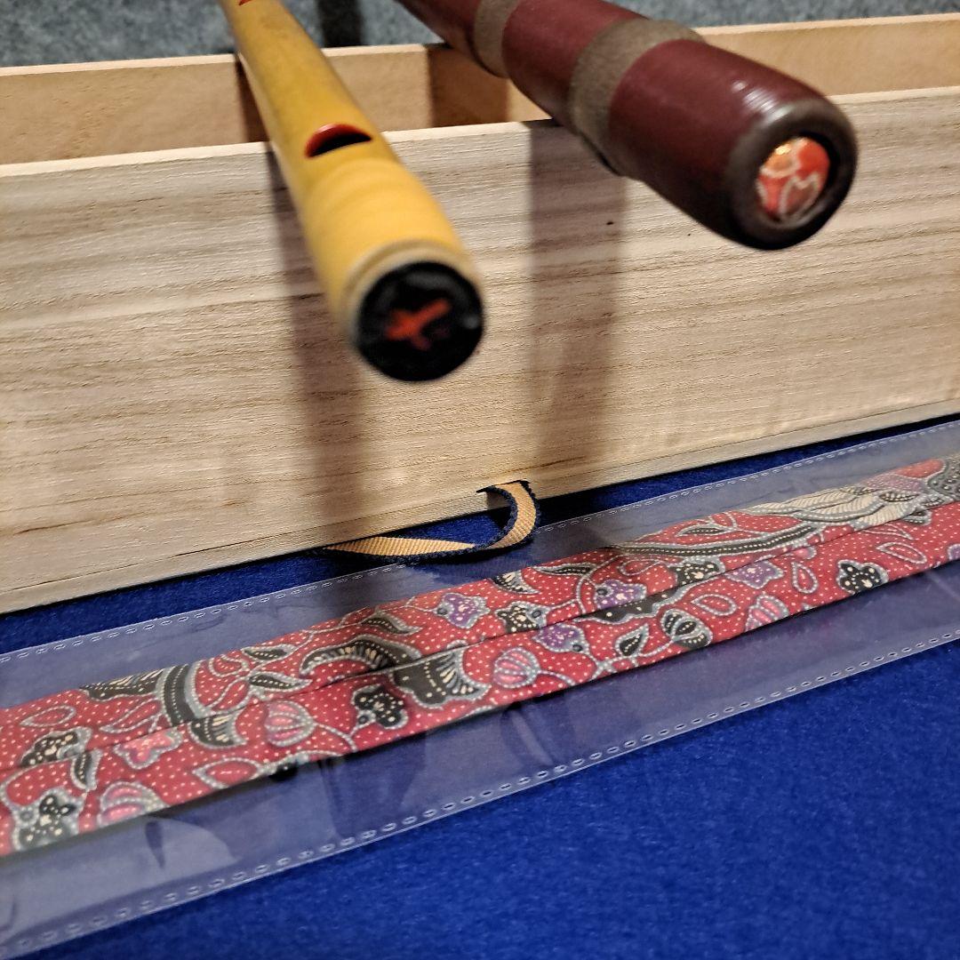 和楽器　龍笛と篠笛