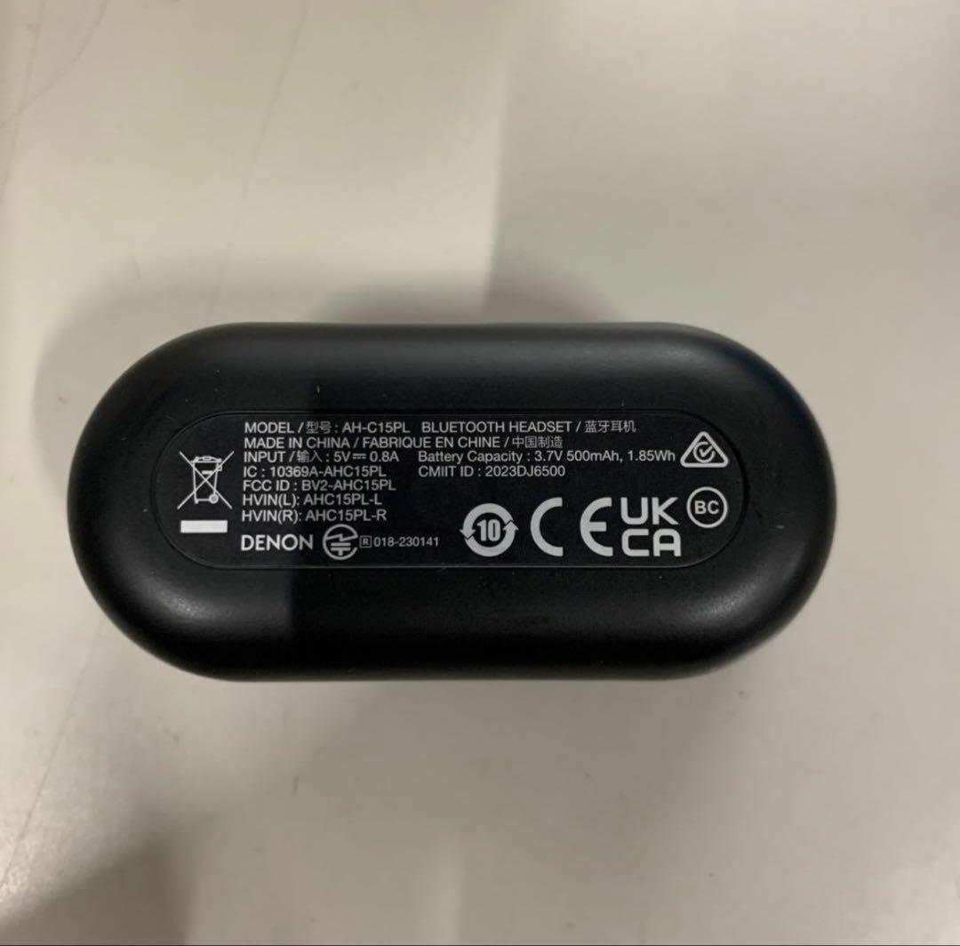 Q3190 DENON PerL Pro ワイヤレスイヤホン ブラック