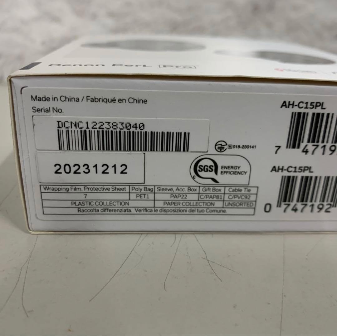 Q3190 DENON PerL Pro ワイヤレスイヤホン ブラック