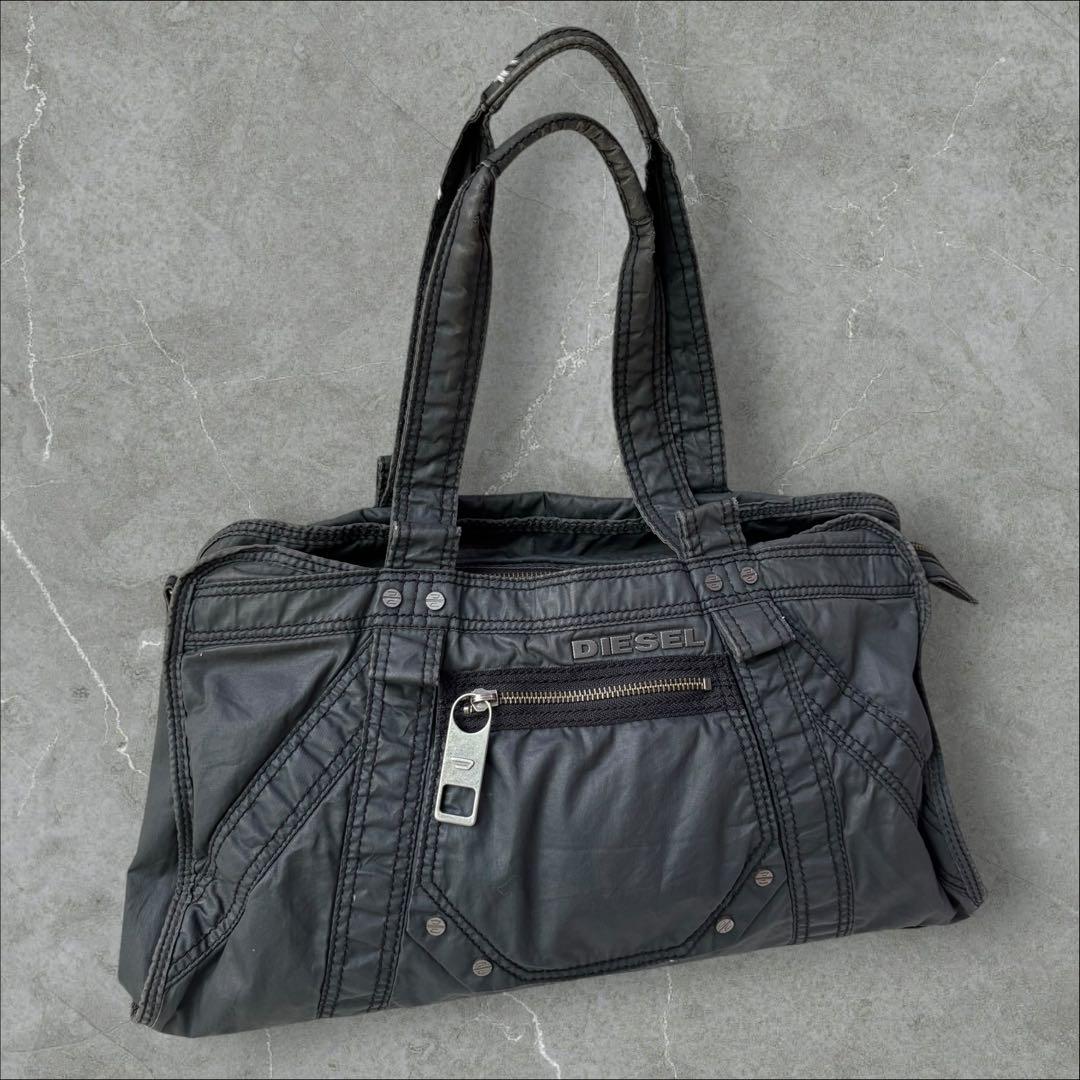 バッグ DIESEL 00s archive llogo handbag y2k