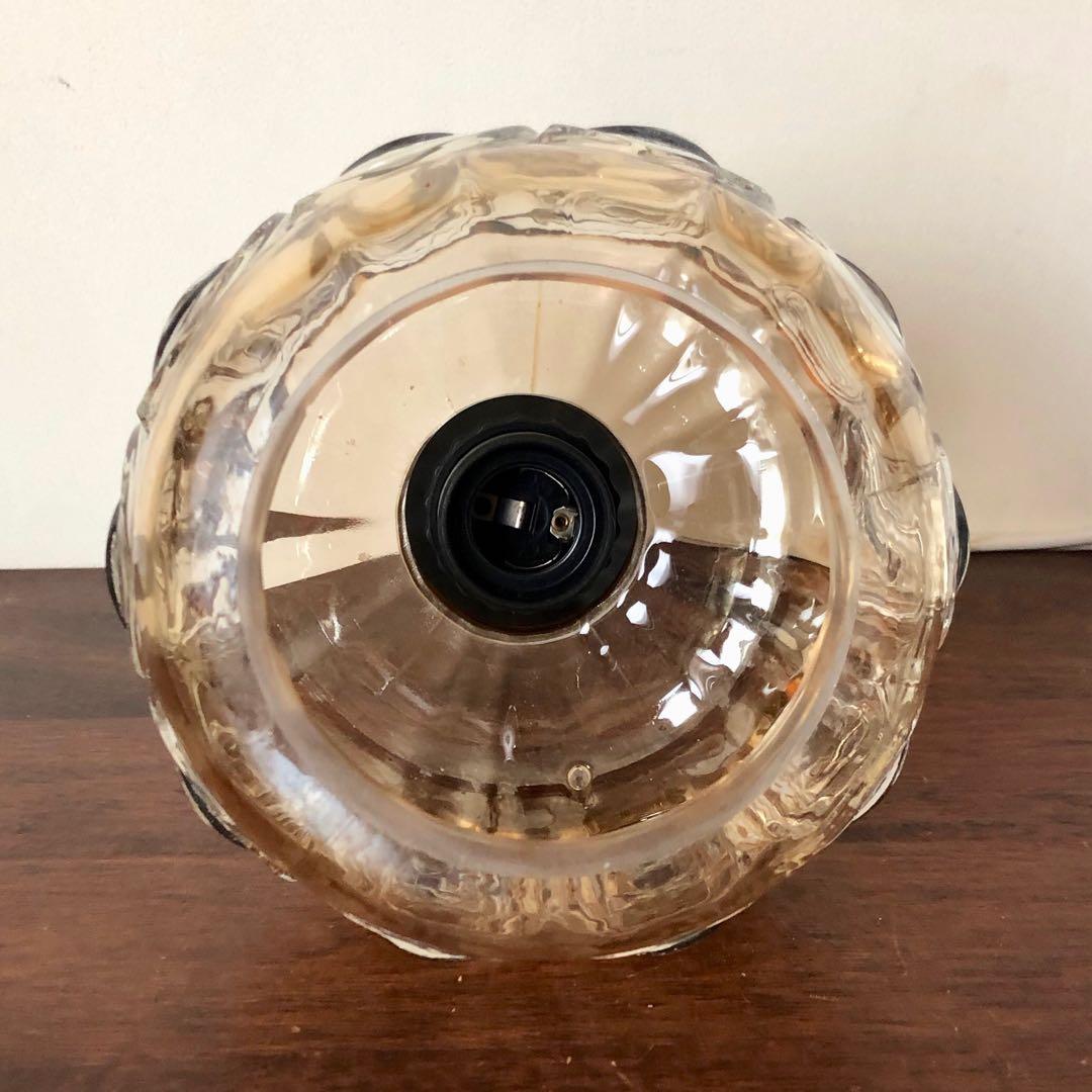 デンマーク　北欧ヴィンテージガラスペンダントランプ