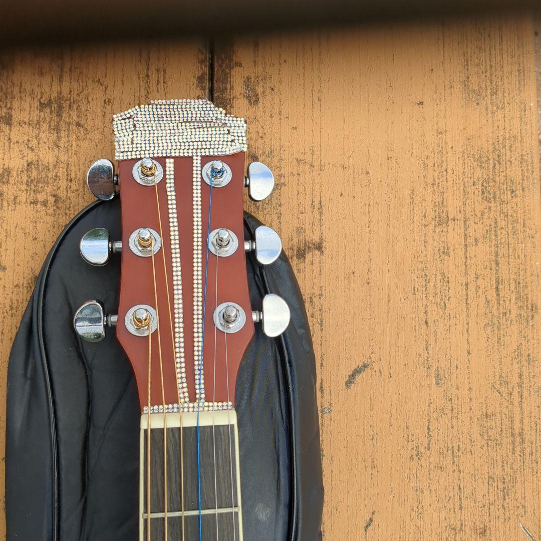 デコライズ アコースティックギター ブラウン 本体のみ