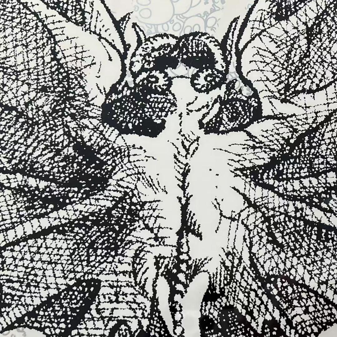 村上隆 版画 レッドドラゴン ホワイトプラチナ/ジェットブラック 2点セット