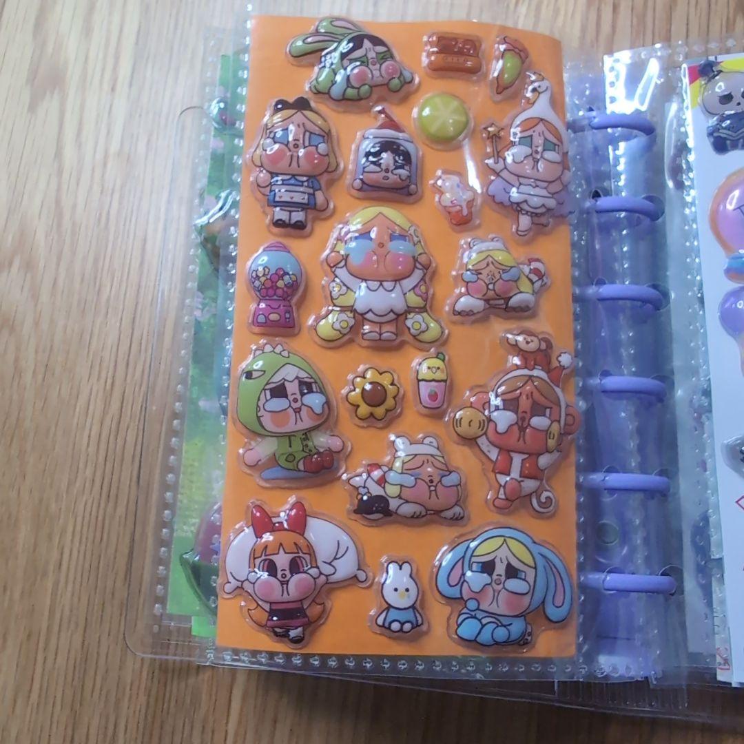 正規品 ボンボン プチ ミニ ウォーター デニム コットン おはじき シール帳